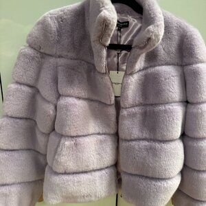 Generation Love Faux fur Light purple jacket with tags on